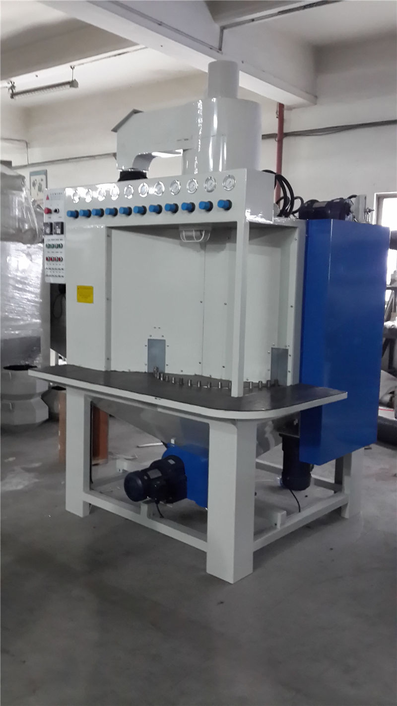 自動噴砂機(jī) JC-1300HA自動連續(xù)回轉(zhuǎn)式噴砂機(jī)